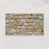 Carte De Visite Maçonnerie en pierre et brique (Dos)