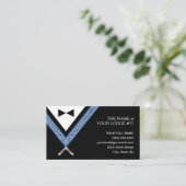 Carte de visite maçonnique | Bijoux de l'officier (Debout devant)