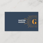 Carte de visite maçonnique G (Dos)