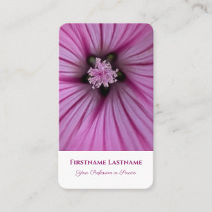 Carte De Visite macro fleuriste fleuriste rose floral experts