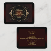 Carte De Visite Madame Boudoir - service d'esthétique industrielle (Devant / Derrière)