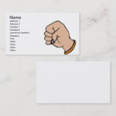 Carte De Visite Madame Fist (Devant / Derrière)