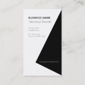 Carte De Visite Madame Illustration Office d'affaires (Dos)