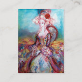 Carte De Visite MADAME POMPADOUR, Beauté, Salon, Spa. Artiste de m (Dos)