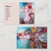 Carte De Visite MADAME POMPADOUR, Beauté, Salon, Spa, Artiste de m (Devant / Derrière)