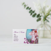 Carte De Visite MADAME POMPADOUR Beauté, Salon, Spa, Artiste de ma (Debout devant)