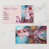 Carte De Visite MADAME POMPADOUR Beauté, Salon, Spa, Artiste de ma (Devant / Derrière)