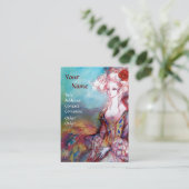 Carte De Visite MADAME POMPADOUR Beauté, Salon, Spa, Artiste de ma (Debout devant)