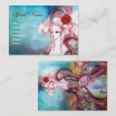 Carte De Visite MADAME POMPADOUR Beauté, Salon, Spa, Artiste de ma (Devant / Derrière)