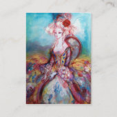 CARTE DE VISITE MADAME POMPADOUR BEAUTY MAKEUP ARTISTE OR (Dos)