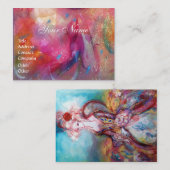 Carte De Visite MADAME POMPADOUR Dresseur de cheveux de beauté (Devant / Derrière)