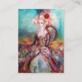 Carte De Visite MADAME POMPADOUR Mode, Costume Designer, Cosmétiqu (Dos)