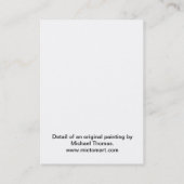 Carte De Visite Madame squelettique gothique ACEO (Dos)