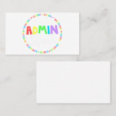 Carte De Visite Mademark x MTV - MTV Logo Psychedelic Slime Cervea (Devant / Derrière)