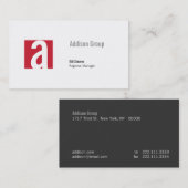 Carte De Visite Madison (Devant / Derrière)