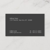 Carte De Visite Madison (Dos)