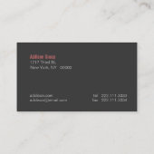 Carte De Visite Madison Dual ii (Dos)