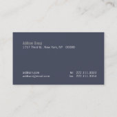 Carte De Visite Madison IV (Dos)