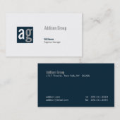 Carte De Visite Madison XI (Devant / Derrière)