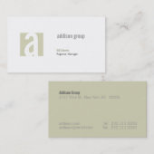 Carte De Visite Madison XIII (Devant / Derrière)