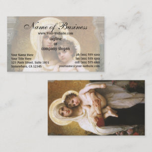 Carte De Visite Madone des Roses par William Adolphe Bouguereau