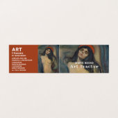 Carte De Visite Madonna 1894 Version Par Edvard Munch, Professeur  (Extérieur déplié)