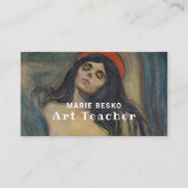 Carte De Visite Madonna 1894 Version Par Edvard Munch, Professeur (Devant)