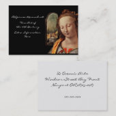 Carte De Visite Madonna de Carnation (Devant / Derrière)