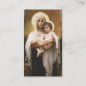 Carte De Visite Madonna des Roses par William Adolphe Bouguereau (Dos)