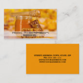 Carte De Visite Magasin d'agriculteur de ferme d'abeille de (Devant / Derrière)