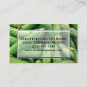 Carte De Visite Magasin d'alimentation Agriculteurs Marché Vert pr (Devant)