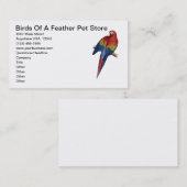 Carte De Visite Magasin d'animal familier de soin d'élevage (Devant / Derrière)