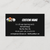 Carte De Visite Magasin d'articles sportifs (Devant)