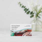 Carte De Visite Magasin de beignet (Debout devant)