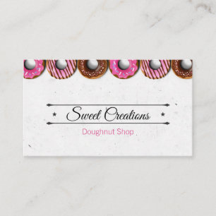 Carte De Visite Magasin de beignets - Magasin de donuts