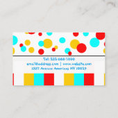 Carte De Visite Magasin de bêtes de vétérinaire et de marcheur de (Dos)