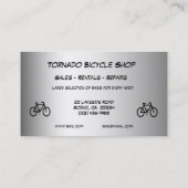 Carte De Visite Magasin de bicyclette (Dos)
