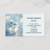 Carte De Visite Magasin de bijouterie de luxe Diamonds (Dos)