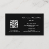 Carte De Visite Magasin de bijouterie de luxe Diamonds (Dos)