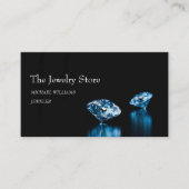 Carte De Visite Magasin de bijouterie de luxe Diamonds (Devant)