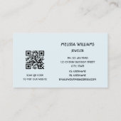 Carte De Visite Magasin de bijouterie de luxe Diamonds (Dos)