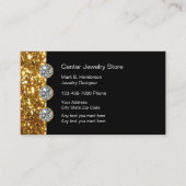 Carte De Visite Magasin de bijoux classique (Devant)