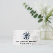 Carte De Visite Magasin de bijoux | Coupe de diamant (Debout devant)