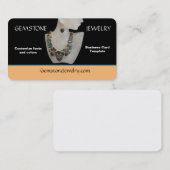 Carte De Visite Magasin de bijoux de pierre gemme (Devant / Derrière)