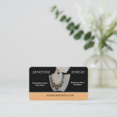 Carte De Visite Magasin de bijoux de pierre gemme (Debout devant)