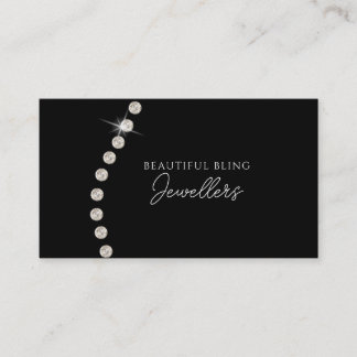 Carte De Visite Magasin de bijoux Diamond Bling