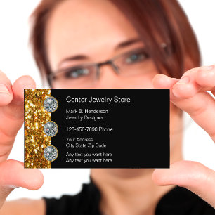 Carte De Visite Magasin de bijoux élégants