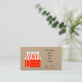 Carte De Visite Magasin de boulangerie (Debout devant)