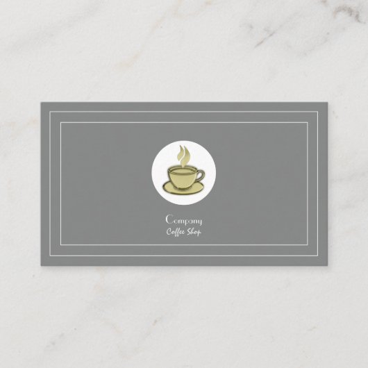 Carte De Visite Magasin de café (Devant)