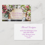Carte De Visite Magasin de Floristry (Devant / Derrière)